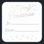 VROLIJK KERSTFEEST / KERST STICKER LABELS<br><div class="desc">Een op maat ontworpen Kerst stickers geschenk Label dat u kunt op maat gemaakt net op tijd voor de feestdagen! Geïnspireerd door de kerstliedjes uit het kerstverleden, is de tekst "We Wish You a Merry Christmas" een geweldige manier om feestvreugde uit te drukken aan een speciale geliefde of vriend. U...</div>