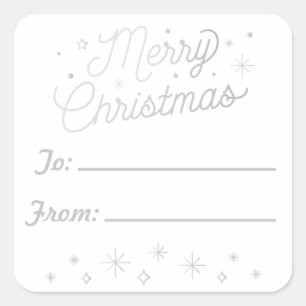 VROLIJK KERSTFEEST / KERST STICKER LABELS