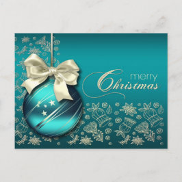 Vrolijk kerstfeest. KerstBauble Feestdagenkaart