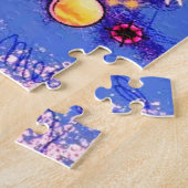 Vrolijk kerstfeest - kerstboom - cadeau voor je legpuzzel (Zijkant)