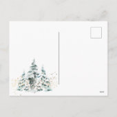 Vrolijk kerstfeest - kerstboom - glitter star feestdagenkaart (Achterkant)