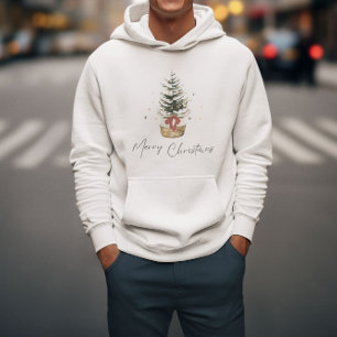 Vrolijk kerstfeest, kerstboom hoodie