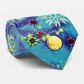 Vrolijk kerstfeest - kerstboom - kerstfeest stropdas (Opgerold)