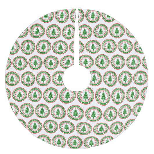 Vrolijk kerstfeest kerstboom rok (Voorkant)