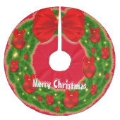 Vrolijk kerstfeest kerstboom rok (Voorkant)