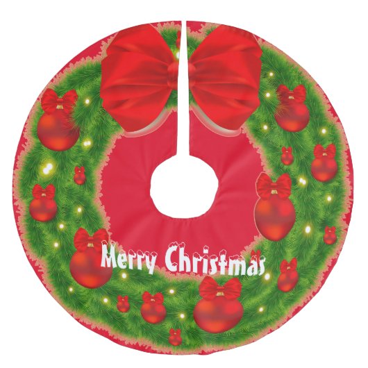 Vrolijk kerstfeest kerstboom rok (Voorkant)