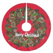 Vrolijk kerstfeest kerstboom rok (Voorkant)