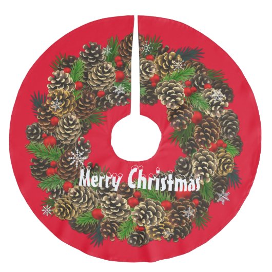 Vrolijk kerstfeest kerstboom rok (Voorkant)