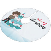 Vrolijk kerstfeest kerstboom rok (Gekanteld)