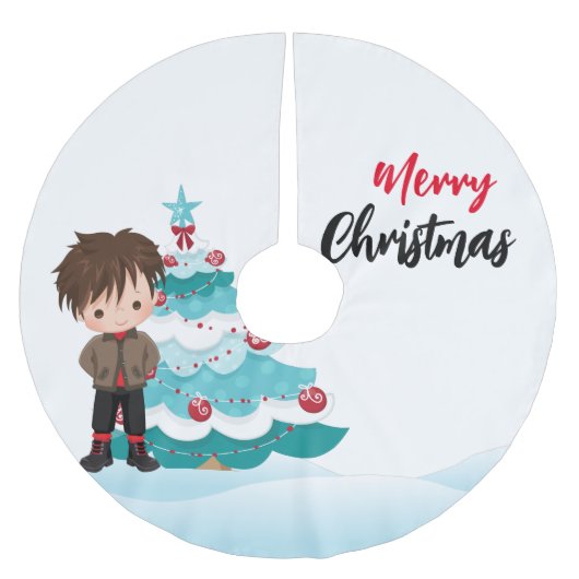 Vrolijk kerstfeest kerstboom rok (Voorkant)