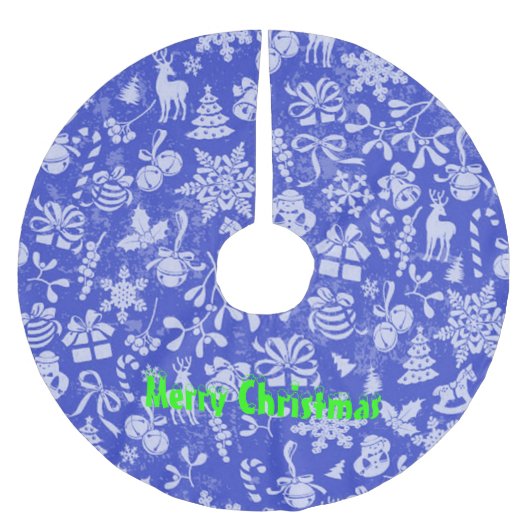 Vrolijk kerstfeest kerstboom rok (Voorkant)