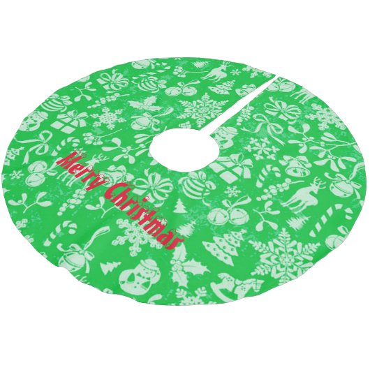 Vrolijk kerstfeest kerstboom rok (Gekanteld)