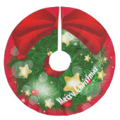 Vrolijk kerstfeest kerstboom rok (Voorkant)