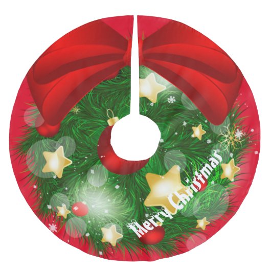 Vrolijk kerstfeest kerstboom rok (Voorkant)