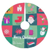 Vrolijk kerstfeest kerstboom rok (Voorkant)