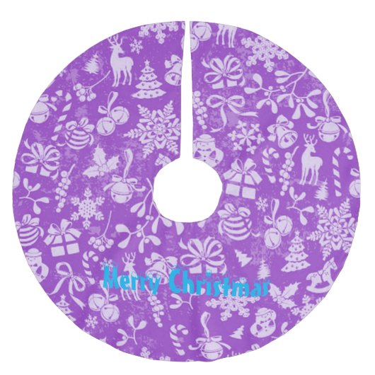 Vrolijk kerstfeest kerstboom rok (Voorkant)