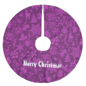 Vrolijk kerstfeest kerstboom rok (Voorkant)