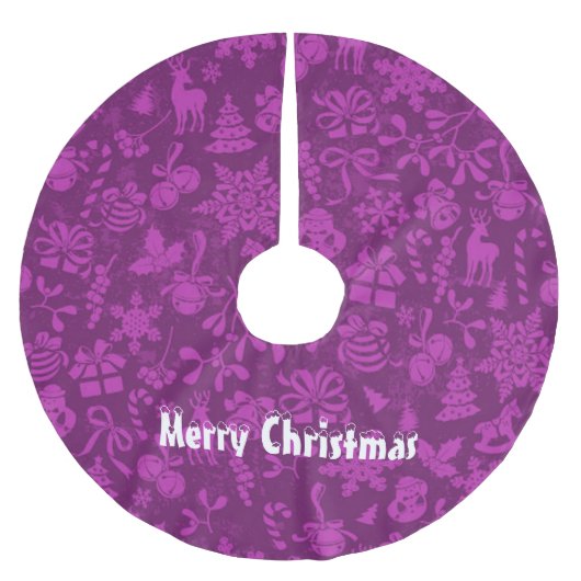 Vrolijk kerstfeest kerstboom rok (Voorkant)