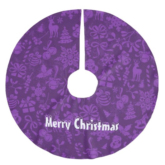 Vrolijk kerstfeest kerstboom rok (Voorkant)