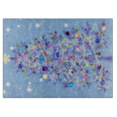 Vrolijk kerstfeest - kerstboom - snijplank (Voorkant)