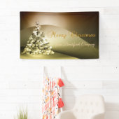 Vrolijk kerstfeest, kerstboombedrijf spandoek (Insitu)