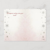 vrolijk kerstfeest! Kerstcadeaus,Сkerstkaart. Feestdagenkaart (Achterkant)