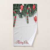 Vrolijk kerstfeest, kerstcadeautjes bad handdoek (Handdoek)