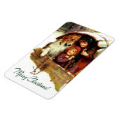 Vrolijk kerstfeest.  kerstcadeautjes magneet (Linkerzijde)