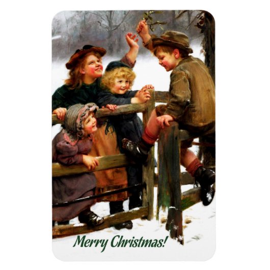 Vrolijk kerstfeest. kerstcadeautjes magneet (Verticaal)