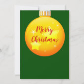 Vrolijk kerstfeest, kerstdiner kaart