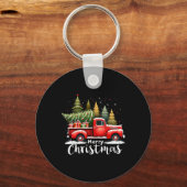 Vrolijk Kerstfeest Kerstfeest Huisdier Liefhebbers Sleutelhanger (Voorkant)