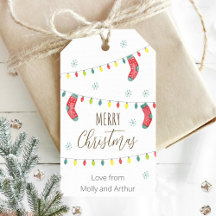 Vrolijk kerstfeest, kerstfeestdag label