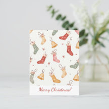 vrolijk kerstfeest! Kerstkaart.