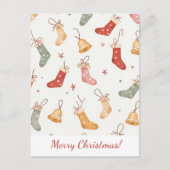 vrolijk kerstfeest! Kerstkaart. Feestdagenkaart (Voorkant)