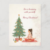 vrolijk kerstfeest! Kerstkaart. Feestdagenkaart (Voorkant)