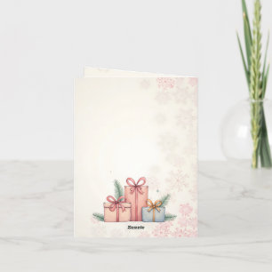 vrolijk kerstfeest! Kerstkaart. kerst-snoep Feestdagen Kaart