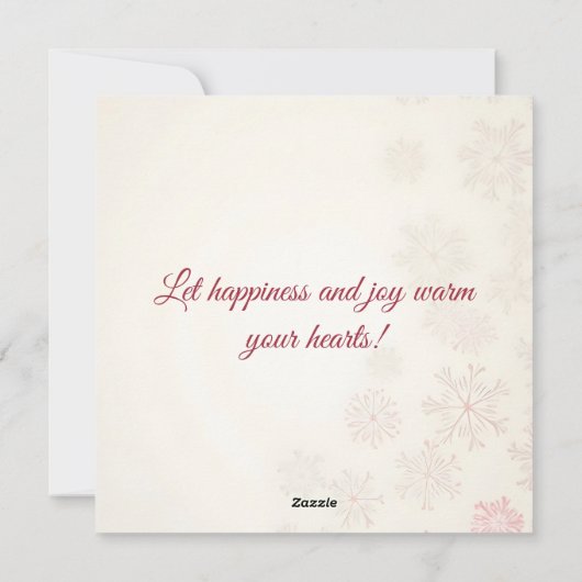 vrolijk kerstfeest! Kerstkaart. kerst-snoep Feestdagenkaart (Achterkant)