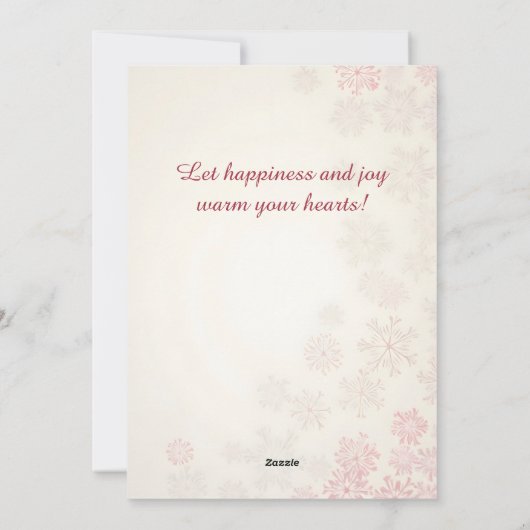 vrolijk kerstfeest! Kerstkaart. kerst-snoep Feestdagenkaart (Achterkant)