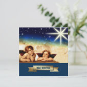 Vrolijk kerstfeest. kerstKaarten Feestdagenkaart (Staand voorkant)