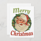 Vrolijk kerstfeest kerstkerstfeest feestdagenkaart (Voorkant / Achterkant)