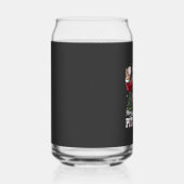 Vrolijk Kerstfeest Kerstman Baseball Lover Blikvorm Glas (Rechts)