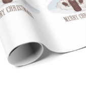 Vrolijk kerstfeest, kerstman cadeaupapier (Rol Hoek)