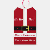 Vrolijk kerstfeest - Kerstman - cadeautje voor je  Cadeaulabel (Voorkant)