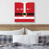 Vrolijk kerstfeest - kerstman - cadeautjes voor ie canvas afdruk (Insitu (Slaapkamer))