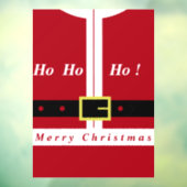 Vrolijk kerstfeest - kerstman - cadeautjes voor ie raamsticker (Vel 3)