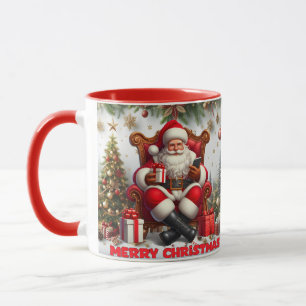Vrolijk Kerstfeest Kerstman Classic Mok