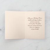 Vrolijk kerstfeest. kerstman feestdagen kaart (Binnen)