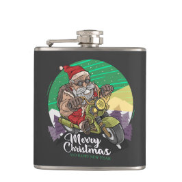 Vrolijk kerstfeest, kerstman heupfles