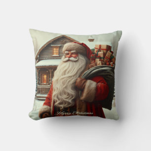 Vrolijk kerstfeest  kerstman kussen