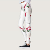 Vrolijk kerstfeest  kerstman leggings (Links)